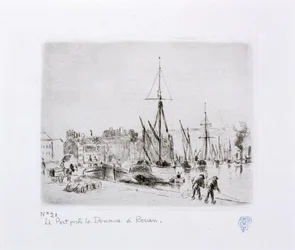 The Port Near the Customs House at Rouen